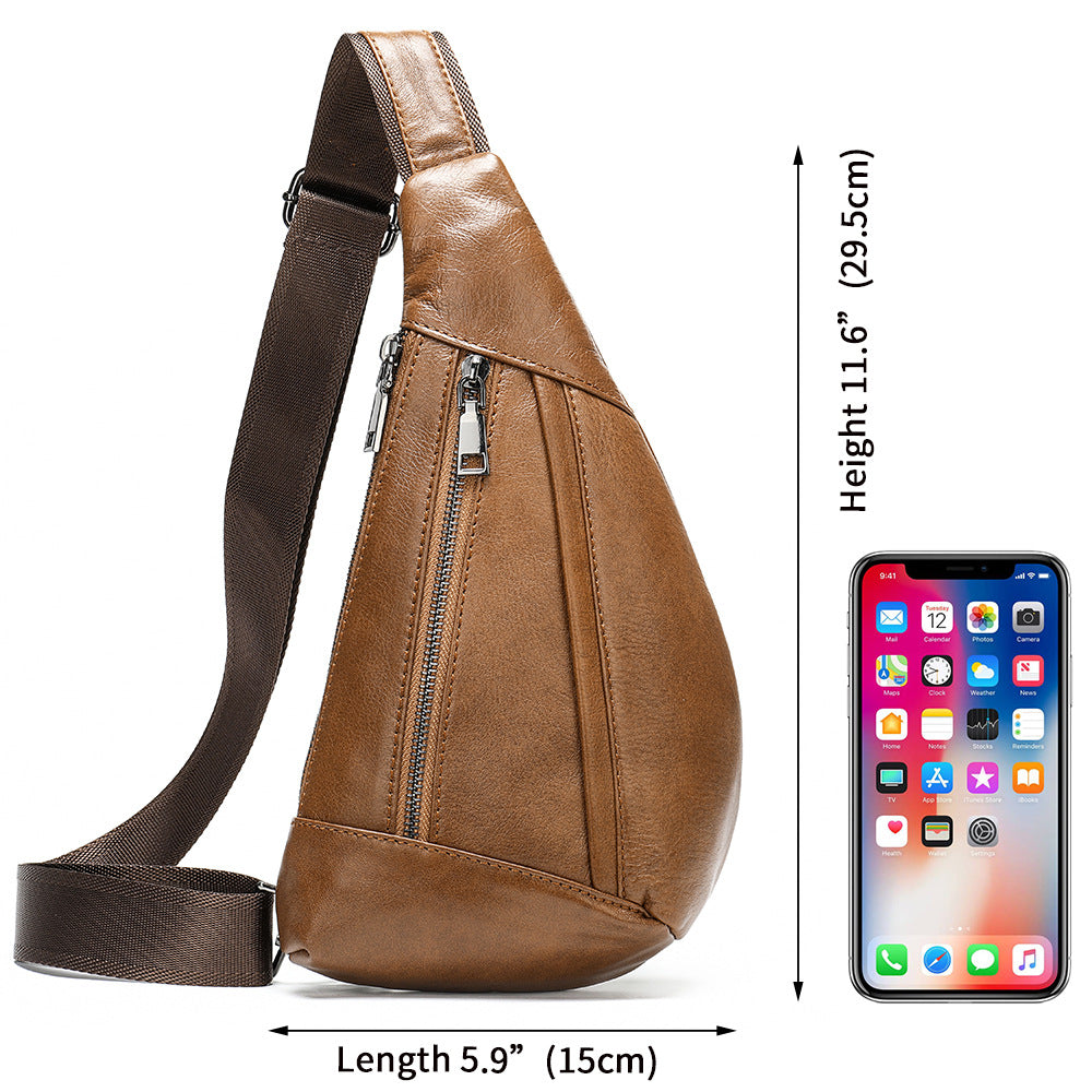 Shoulder Bag Leather Chest Bag Shoulder Messenger