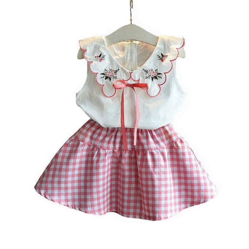 Summer Fun Kids Baby Girls Clothing Sets with T Shirt and Skirt Perfect for Stylish Warm Weather Outfits