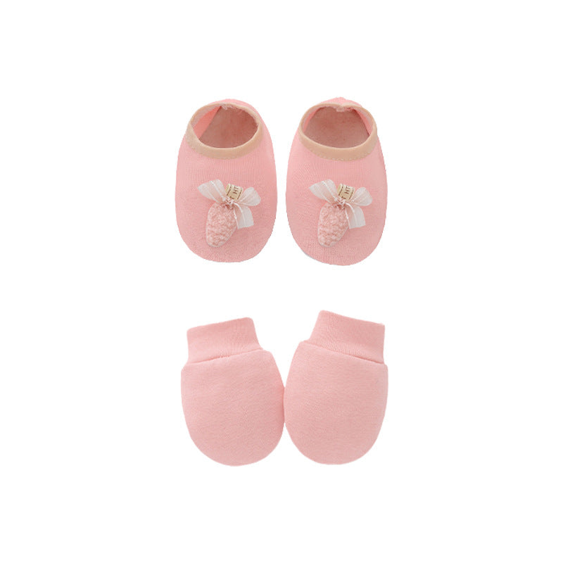 Soft and Snug Essentials Adorable Cotton Gloves and Foot Covers for Your Precious Baby Utmost Comfort and Warmth