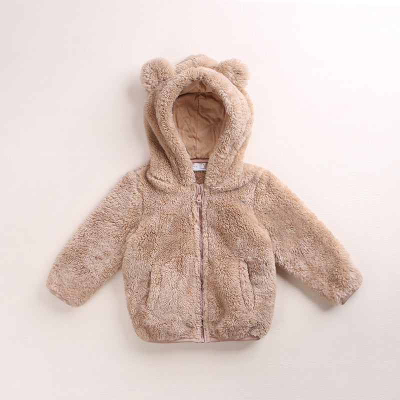 Stay Warm and Stylish Children Fleece Jacket Ideal for Both Girls and Boys to Brave the Autumn Chill