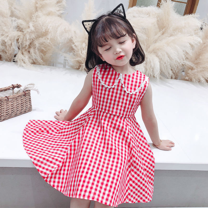 Western Style Baby Cotton Dress Children Princess