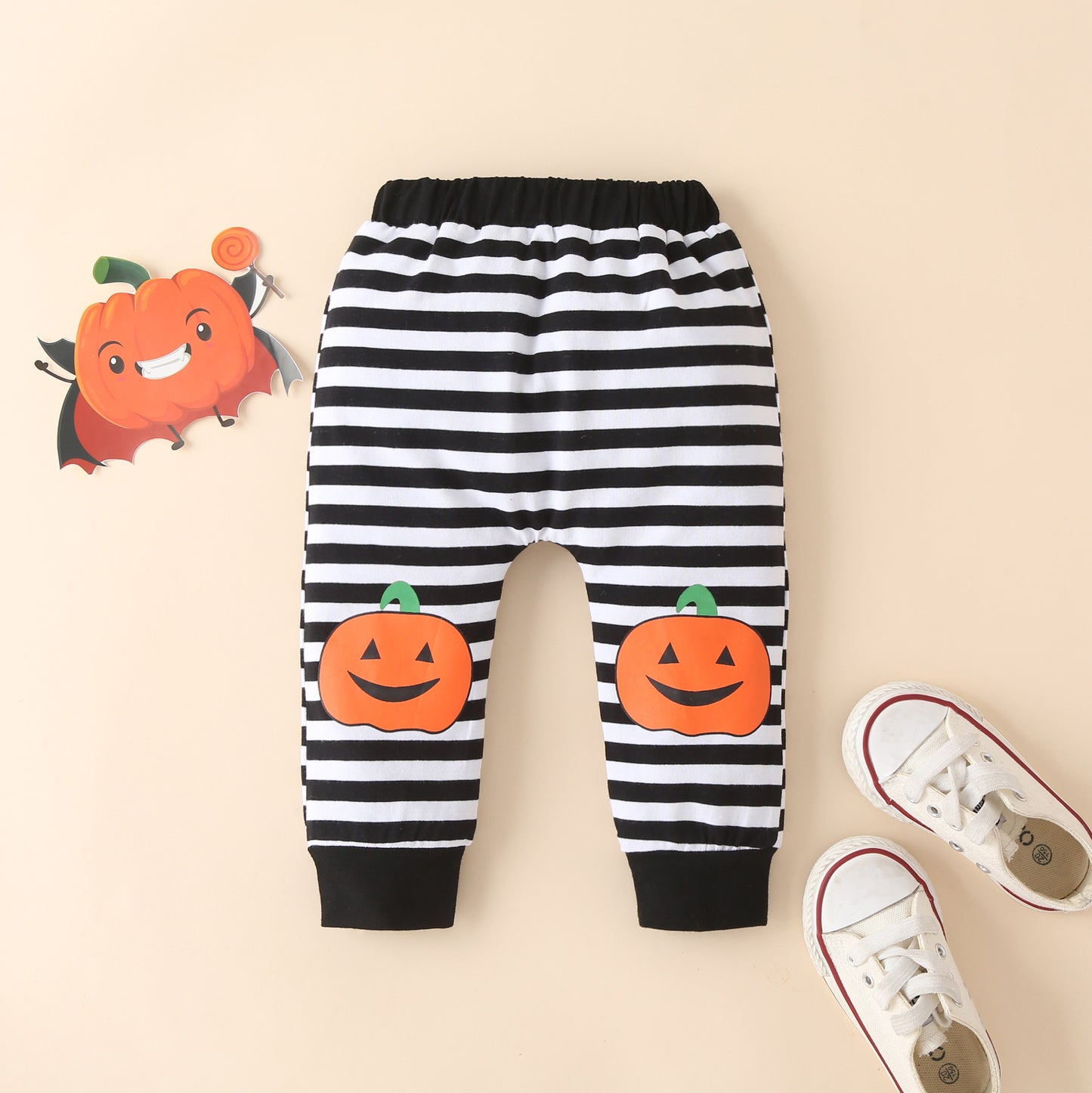 Charming Foreign Trade Baby Pumpkin Long Sleeved Dressing Room Trousers Suit Stylish and Comfortable