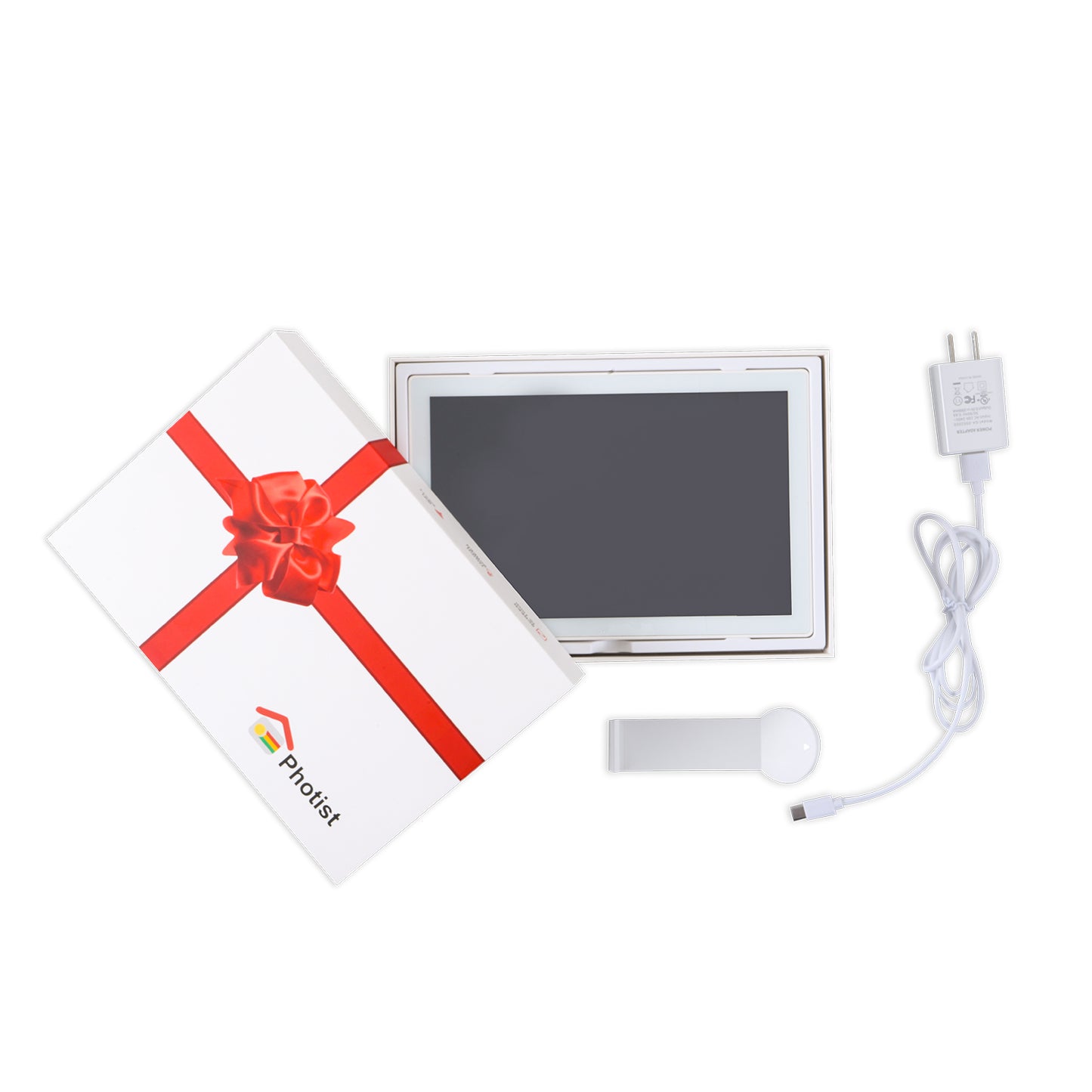 Electronic Photo Frame with Built-in Light 10-Inch