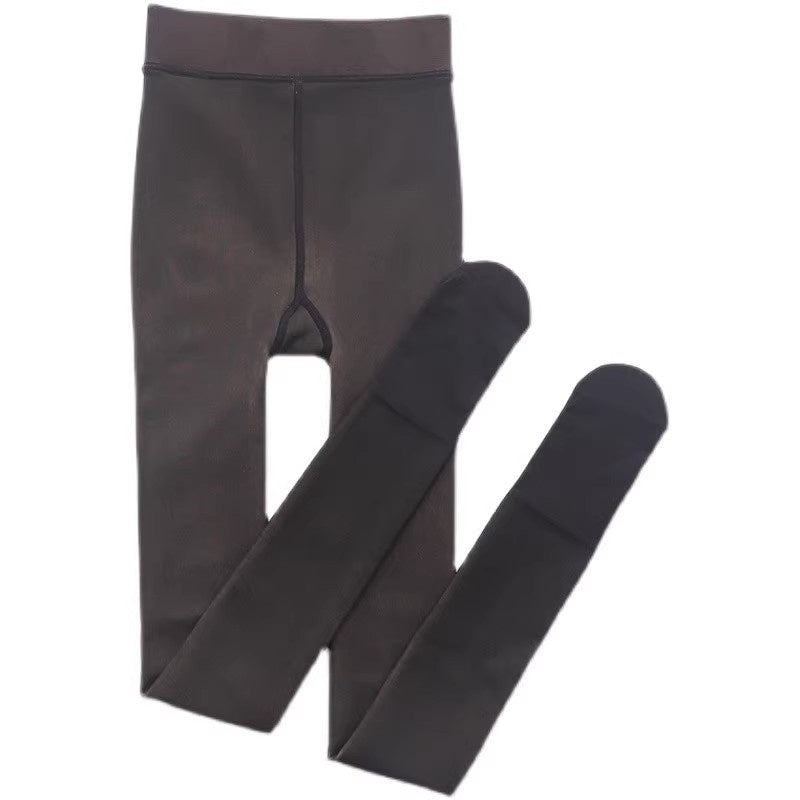 Winter Fleece-Lined Women's Thermo Leggings - Thick and Warm