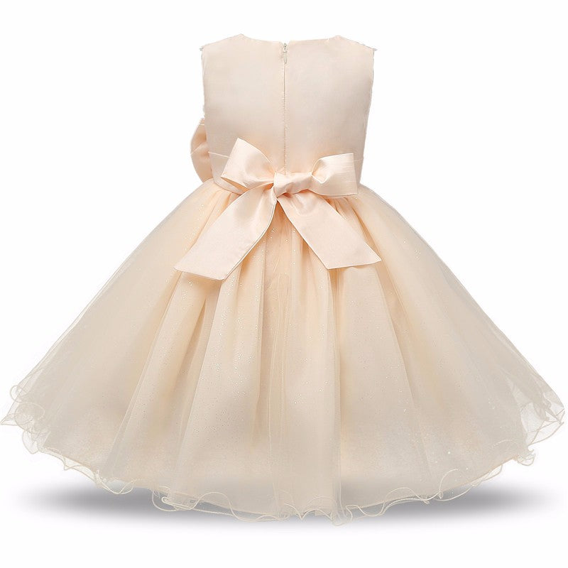 Princess Flower Girl Dress Summer Tutu Wedding Birthday Party Dresses