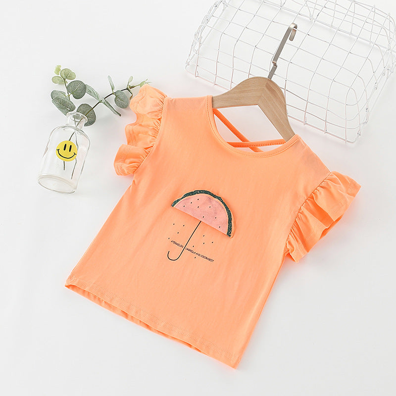 Chic and Comfy Girl Short Sleeve T-Shirt Everyday Style Essential