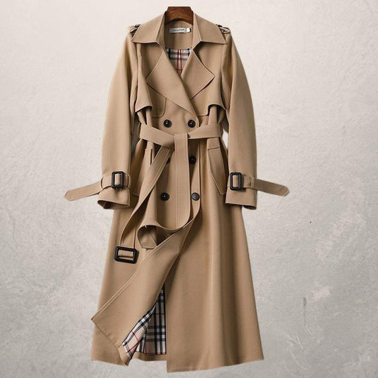 Women Waterproof Rain Coats with Hood Light weight Windbreaker Outdoor Trench Coat Women's Mid-length Trench Coat Autumn Long Windbreaker