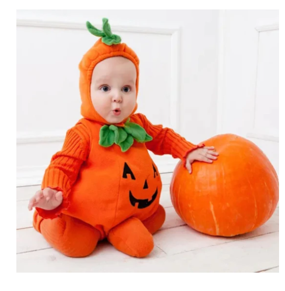 Pumpkin Perfection Baby Cosclothes Halloween Costume Fashionable and Fun Pumpkin Cosplay Jumpsuit for Halloween Festivities