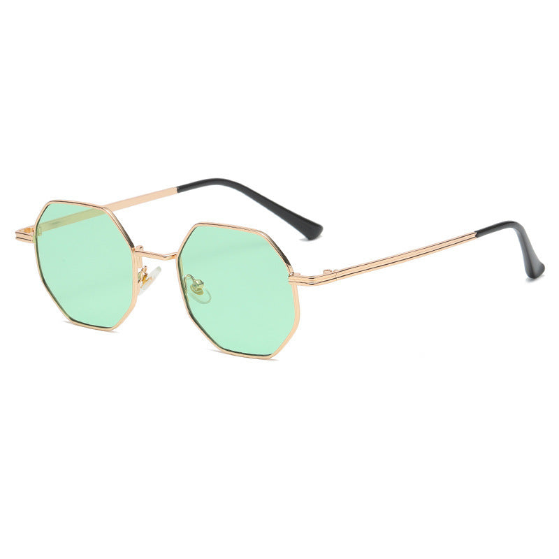 Timeless Elegance Classic Vintage Metal Multilateral Sunglasses for a Touch of Retro Charm