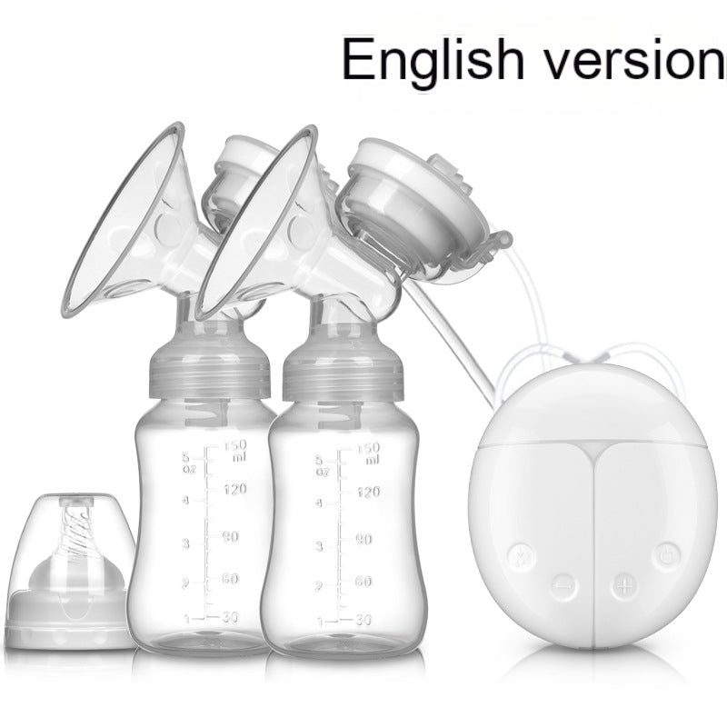 Purple Berry Rabbit Bilateral Electric Breast Pump Silent Milking Automatic Milking Machine Mother And Baby Products Manufacturer FDA CE