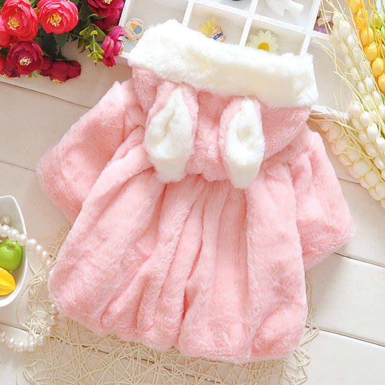 Snug & Stylish  Autumn Winter Cotton Coats for Baby Girls (0-1.5 years)