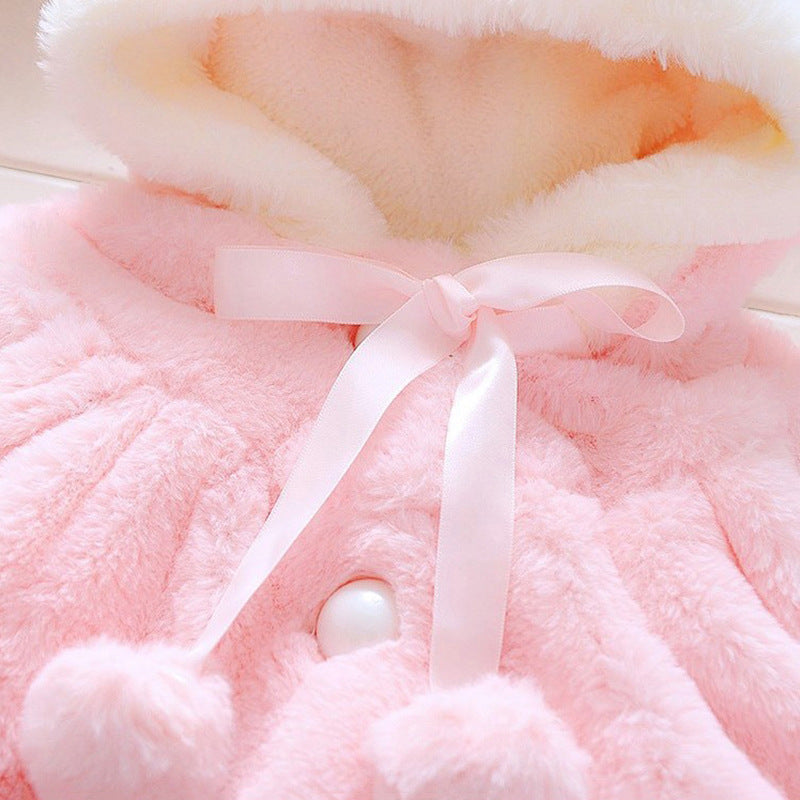 Charming Whiskers Samantha Rabbit Hood Coat for Playful Adventures