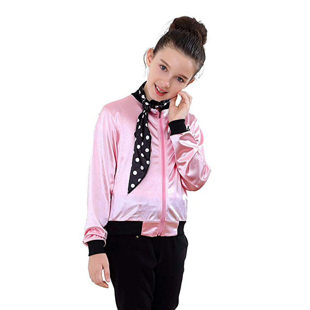 Retro Glamour Kids and Ladies Grease Jacket Costume for Timeless Style