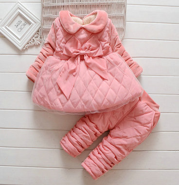 Winter Glamour for Your Little Princess Cozy and Chic Baby Girl Suit with Plush Velvet Accents Ensuring Warmth and Style All Season Long