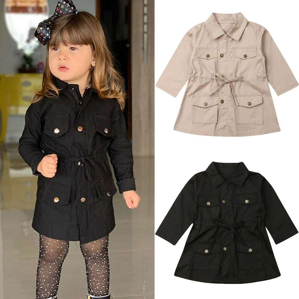 Stay Fashionable and Cozy with Our Collection of Children Trendy Trench Coats Perfect for Stylish Protection from the Elements