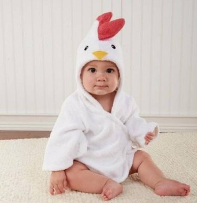 Cuddle Up in Style Cartoon Cute Animal Modeling Baby Bath Towels Luxurious Cotton Children Bathrobes with Baby Hood Perfect for Cozy Bath time Moments