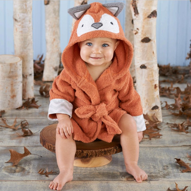 Snug and Cute Children Hooded Animal shaped Bathrobe Perfect for Keeping Them Warm and Dry After Bath Time