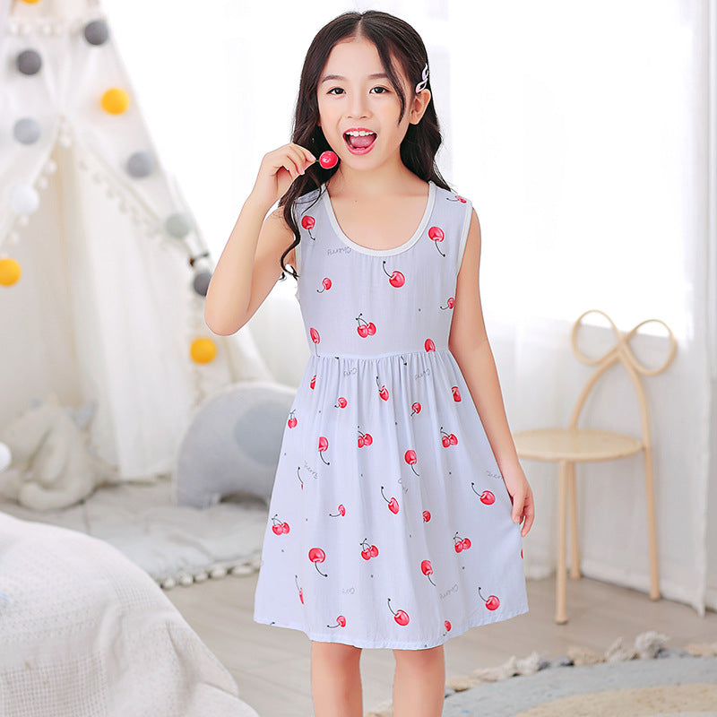 Sunshine Delights Cotton Silk Summer Dresses for Girls Perfect for Warm Weather Adventures