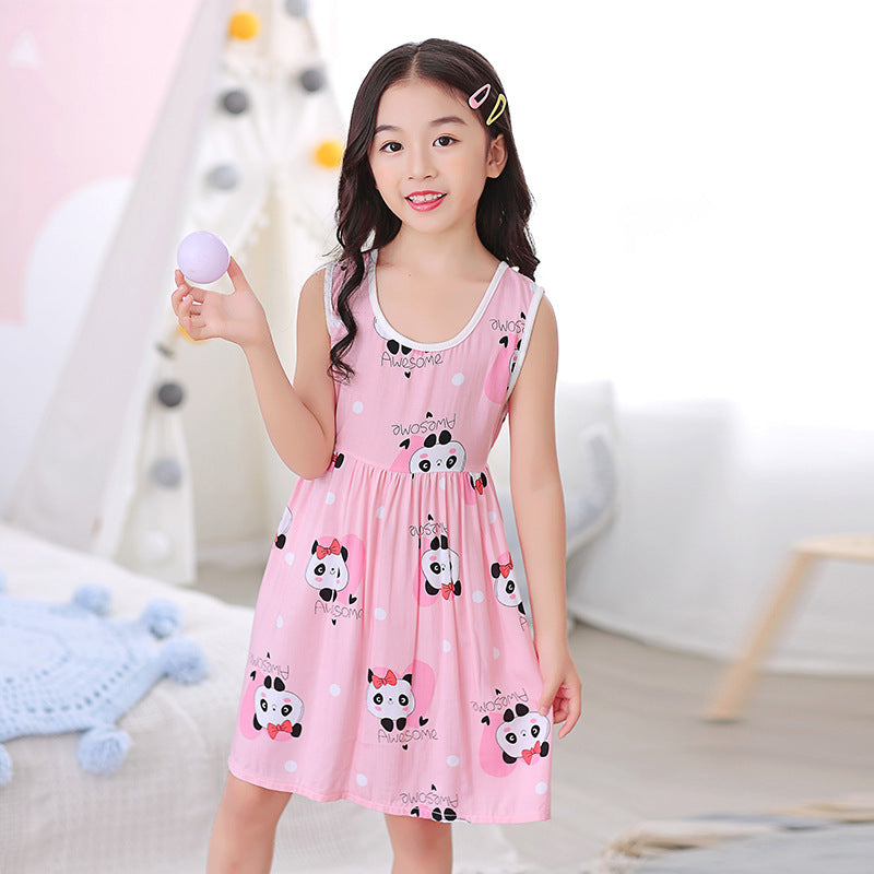 Sunshine Delights Cotton Silk Summer Dresses for Girls Perfect for Warm Weather Adventures