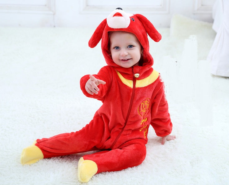 Roaring Fun Dinosaur Cartoon Children Cotton Jacket for Adventurous Outings