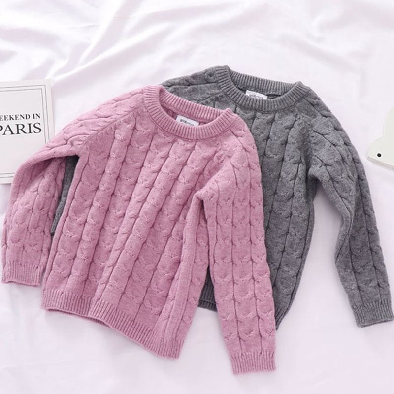 Warm and Cozy Kids Knit Sweaters with Winter Pants for Baby Boys and Girls