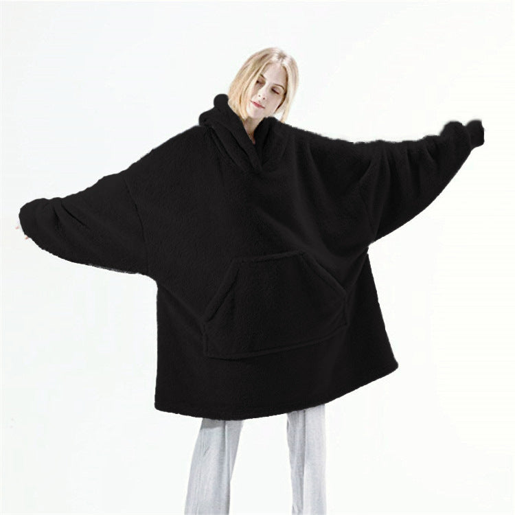 Wearable Blanket Hoodie: Comfortable and Cozy with Big Pocket