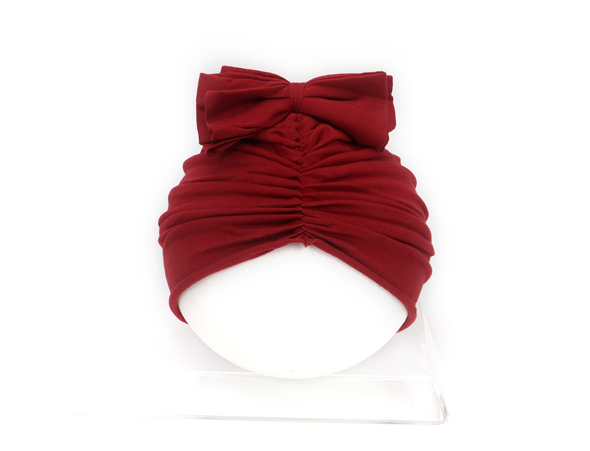 Adorable Newborn Baby Girl Turban Hat Soft and Stylish Infant Toddler Cap Bonnet Headwrap