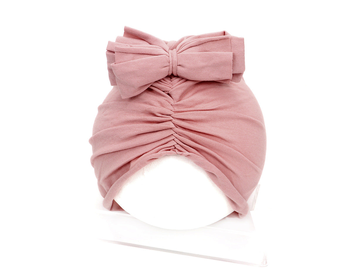 Adorable Newborn Baby Girl Turban Hat Soft and Stylish Infant Toddler Cap Bonnet Headwrap