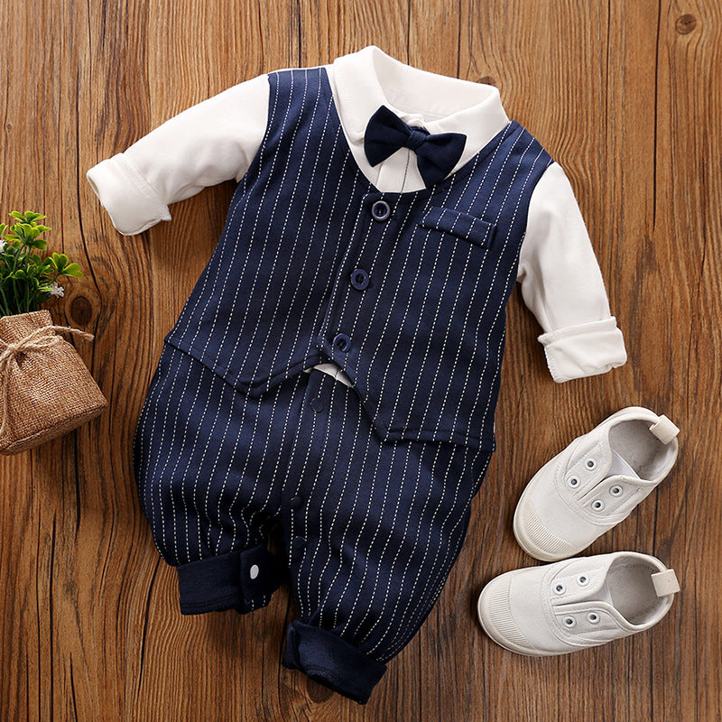 Effortless Elegance Adorable Baby Jumpsuit Romper Ideal for Newborns Seeking Comfort and Style