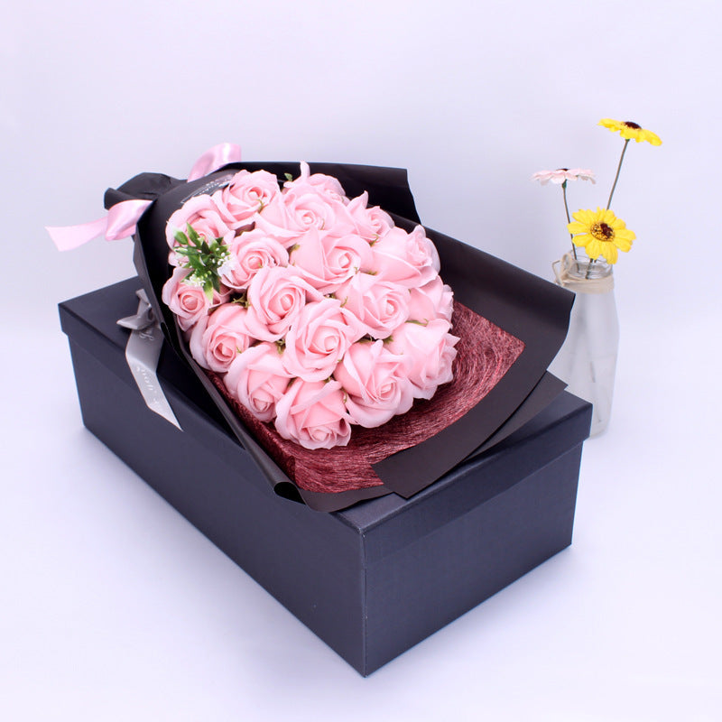 Mother Day Gift Box Creative Soap Rose Flower Bouquet Perfect for a Special Cross Border Surprise