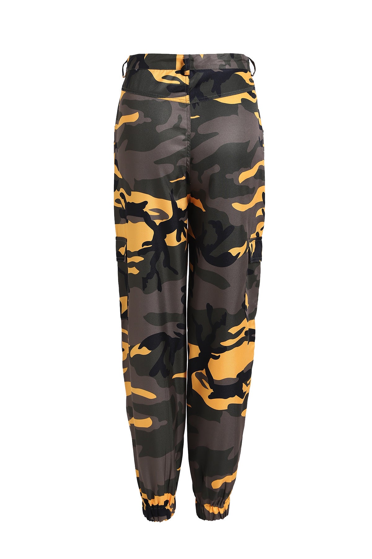 New Camouflage Workwear Denim Casual Pants Harem Pants Baggy Jeans for Women High Waisted