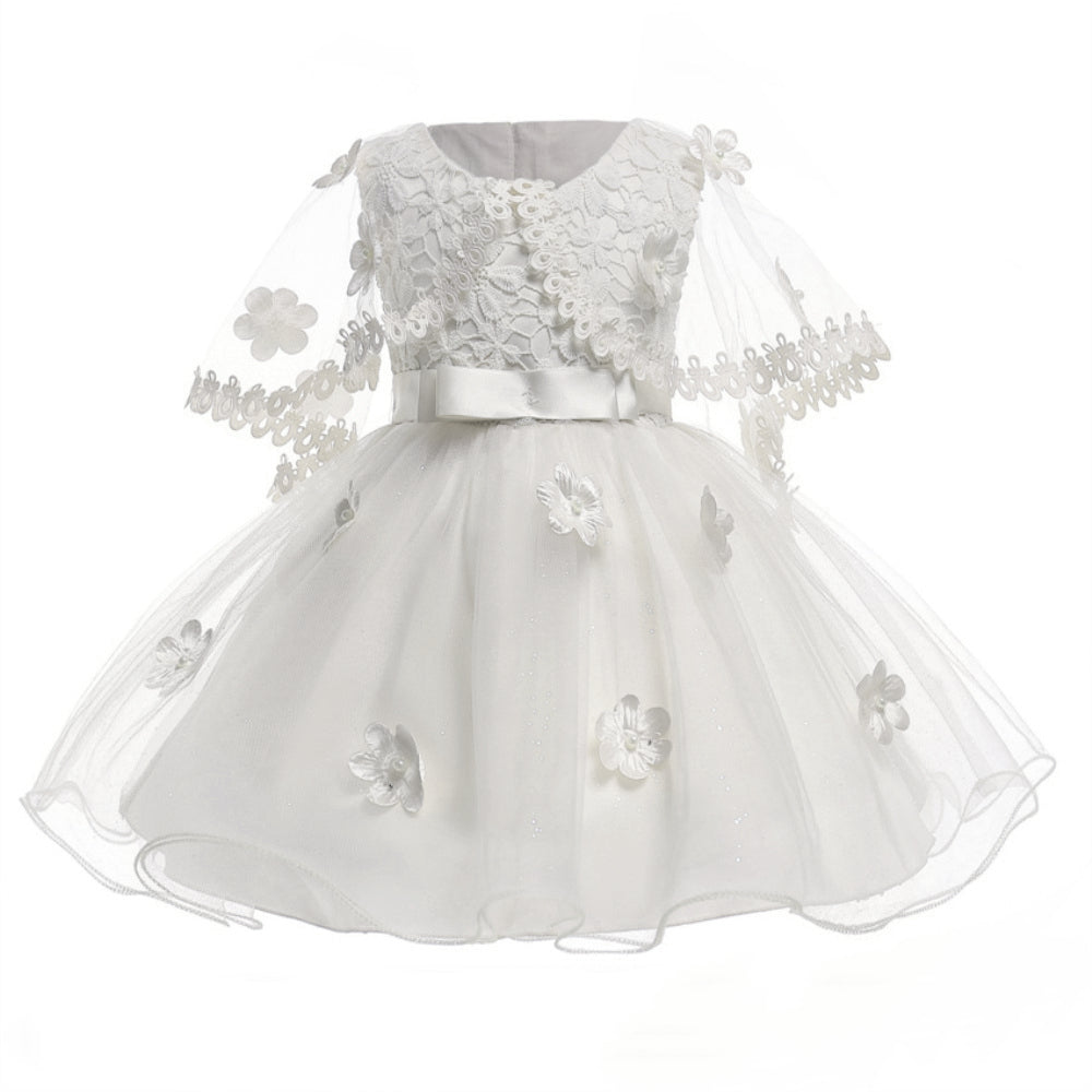 Girls Elegant Wedding Princess Dress Kids Party Formal Dress