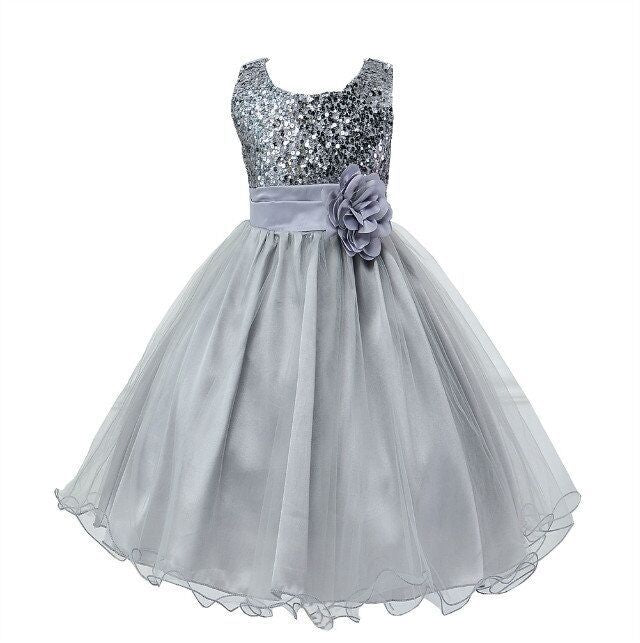 Enchanting Moments Await Dress Your Little Princess in the Sparkling Splendor of Our Baby Sequin Dress Designed to Radiate Charm and Grace as a Flower Girl in Any Fairytale Wedding