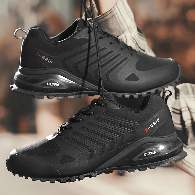 Water Repellent Hiking Shoes with Air Cushion for Extra Large Sizes Comfort and Protection Combined