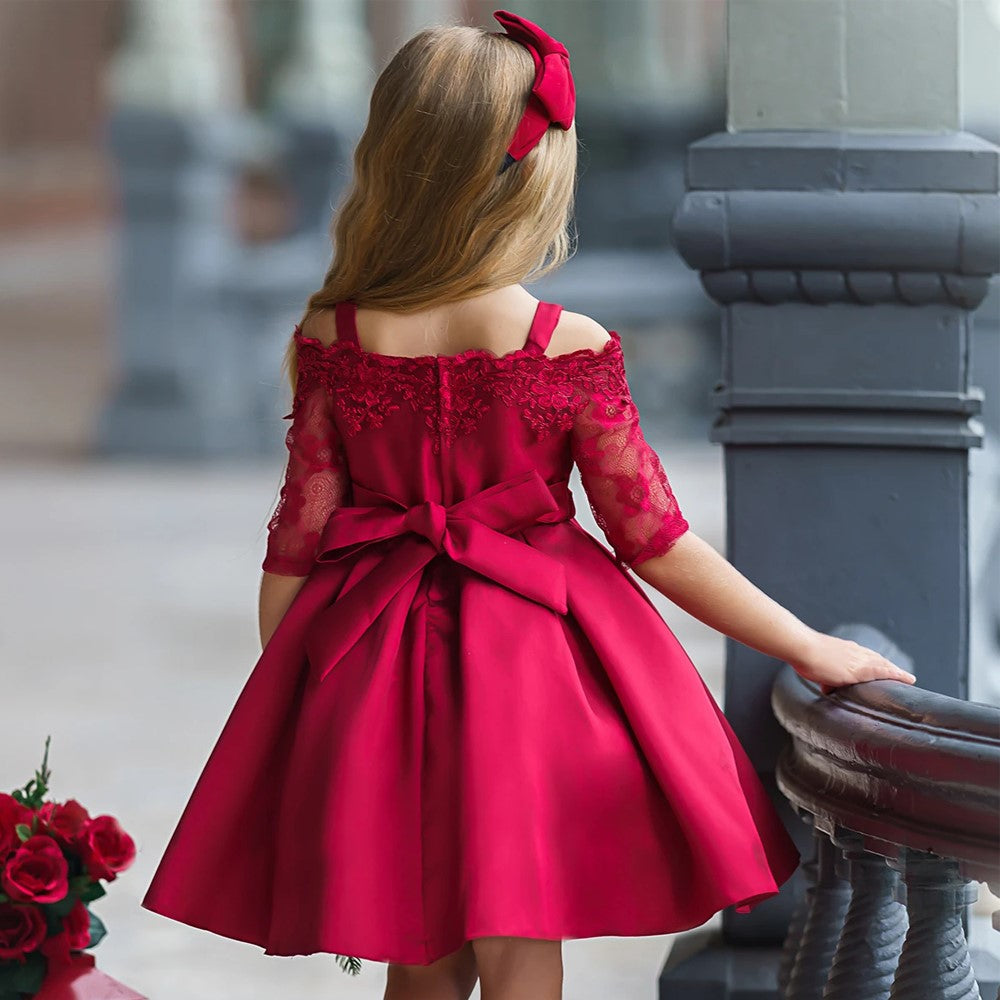 Stylish Ensemble Kids Girls Dress with Toddler Tops and Skirts Perfect Children Clothes for Fashionable Little Ones