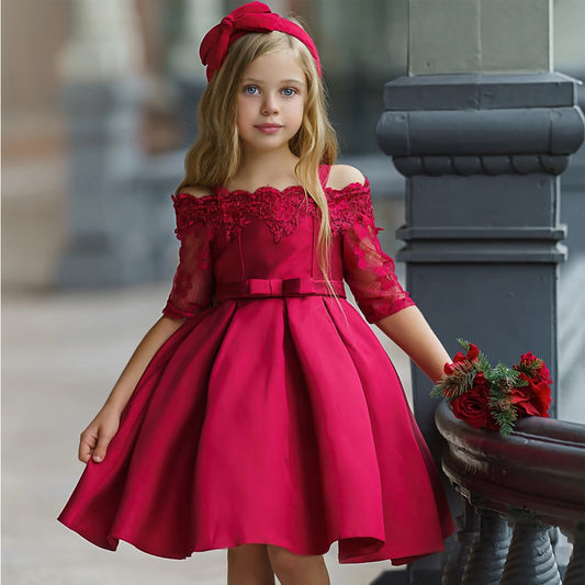 Stylish Ensemble Kids Girls Dress with Toddler Tops and Skirts Perfect Children Clothes for Fashionable Little Ones