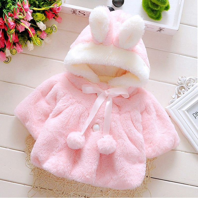 Charming Whiskers Samantha Rabbit Hood Coat for Playful Adventures