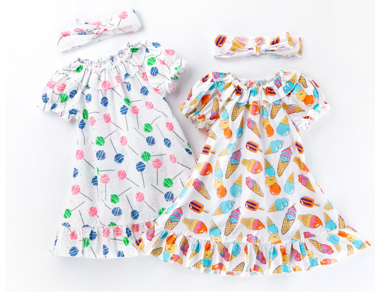 Charming Prints Girls Stylish and Playful Print Dress for Everyday Delight