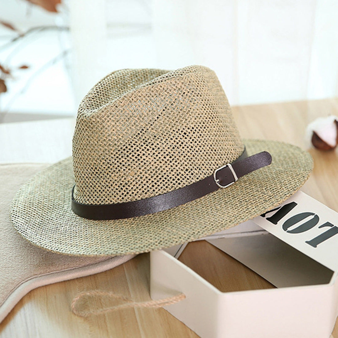 European Charm Panama Straw Hat for Sun Protection Perfect for Summer Travel and Beach Escapes