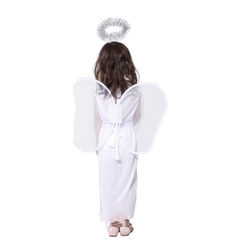 Angelic Elegance Girls Angel Dress Costume Perfect for Parties and Playtime