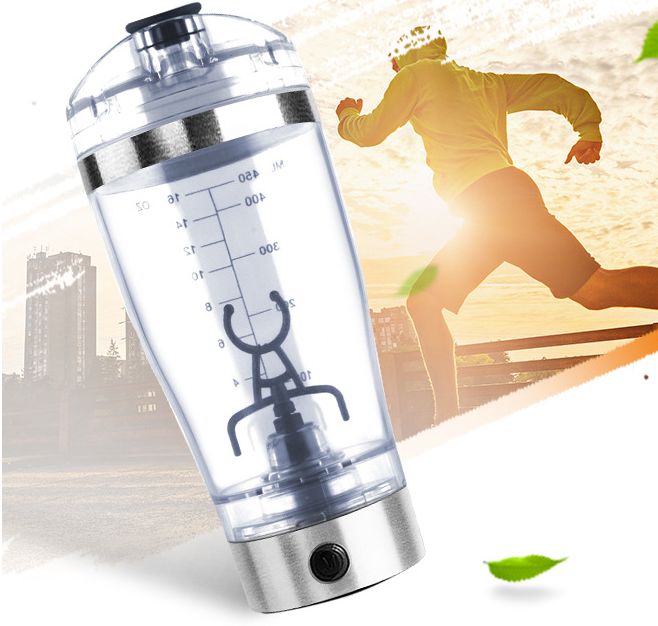 Electric Protein Shake Blender Kettle for Sports and Fitness