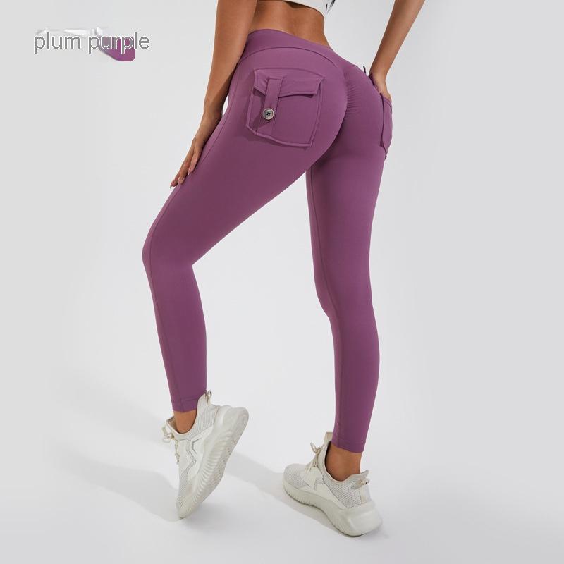 Women's Peach Hip Yoga Pants: Sports, Fitness, and Yoga Leggings