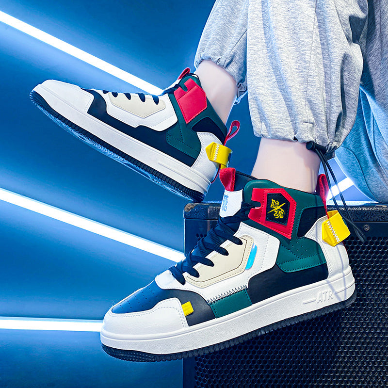 Elevate Your Game High Top Sports Sneakers Designed for Teenagers