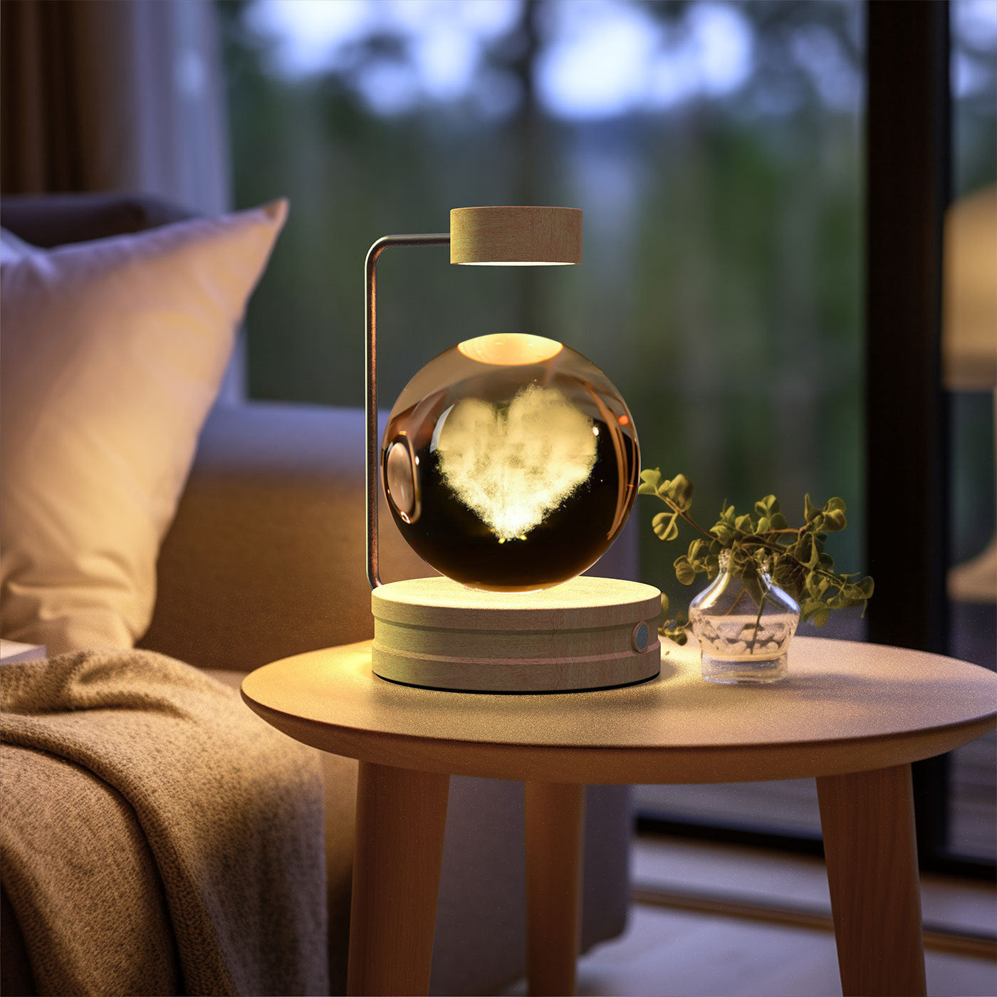 Enchanting Cosmic Dinosaur Crystal Ball Indoor Night Light USB Powered Warm Bedside Lamp Perfect Birthday Gift for a Magical Night