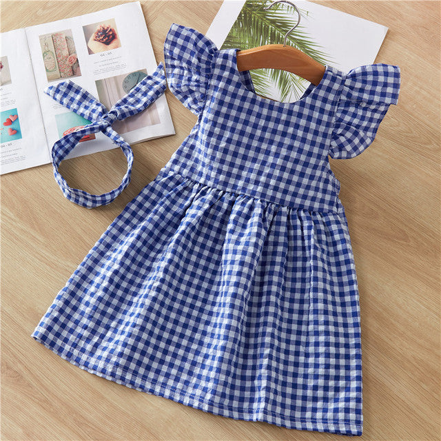 Sunny Style for Little Princesses Sleeveless Summer Dresses for Baby Girls Radiating Cuteness and Comfort