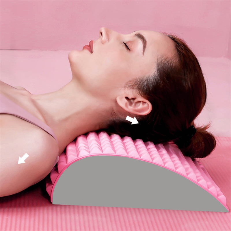 Support Massager For Neck Waist Back Sciatica Back Stretcher Pillow Neck Lumbar Herniated Disc Pain Relief Massage Relaxation