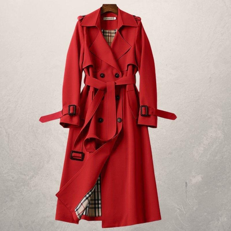 Women Waterproof Rain Coats with Hood Light weight Windbreaker Outdoor Trench Coat Women's Mid-length Trench Coat Autumn Long Windbreaker