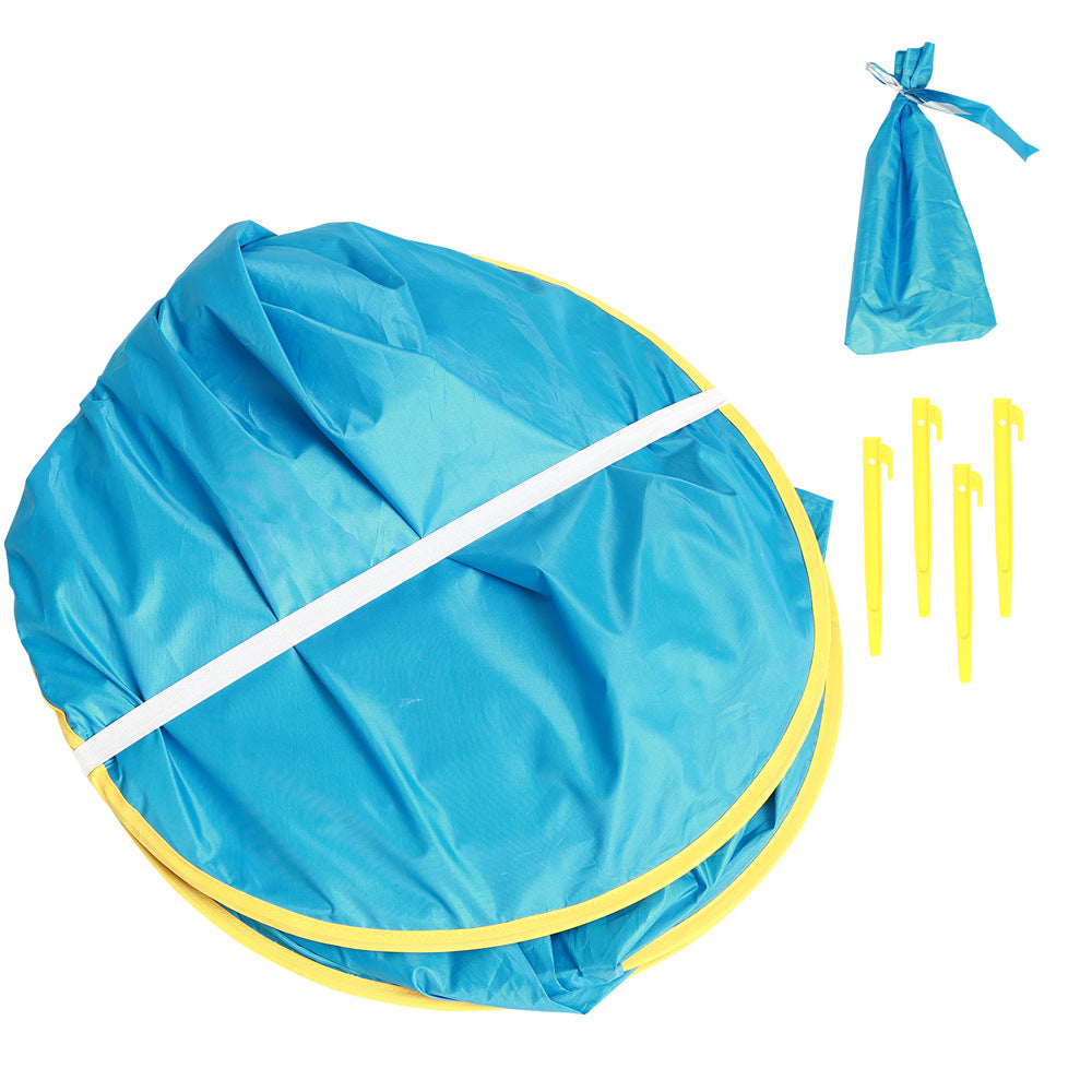 Ultimate Outdoor Fun Baby Beach Tent with Easy Fold Up Design Waterproof Sun Awning and UV Protection for Kids Safe and Enjoyable Camping Adventures