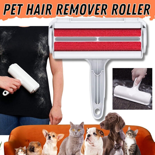 Reusable Hair Roller Cleaning Brush Sofa Clothes Pet Hair Lint Remover Dog Cat