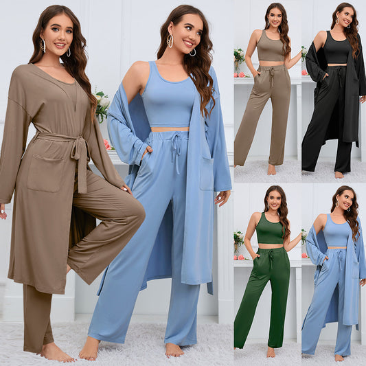 Women's Fashion Camisole Coat Wide Leg Pants Suit Briggs New York Women's Super Stretch Millennium Slimming Pull-on Ankle Pant